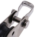 1Pc Stainless Steel 316 Pulley Block Rope Runner Kayak Boat  Anchor Trolle3C