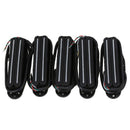 5 Pieces Black Dual Hot Rail Humbucker Guitar Neck Pickup 4 Wire Electric G