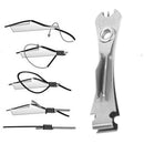 1pcs Fly Fishing Nippers Line Cutter Clipper Tie Fast Nail Knot Tying Too SQS