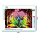 5D DIY Full Drill Diamond Painting Love Forest Cross Stitch Embroidery
