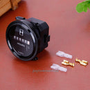 Waterproof 12V 24V 36V Hour Meter For Marine Boat Tractor Engine 2'' Round Gauge