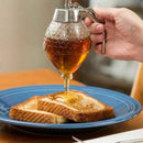 200ML Honey Dispenser Jar Container Cup Juice Syrup Kettle Kitchen Bee Drip