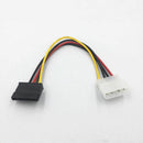 IDE/Molex/IP4/4-pin to SATA Power 15-pin Connector Converter Adapter Cab WIF