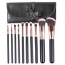10pcs Makeup Brush Cosmetic Contour Face Blush Powder Foundation Brush Set