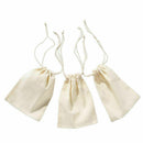 12pcs Mini Burlap Natural Linen Sack Jewelry Pouch Drawstring Bags-Gift T9Q8