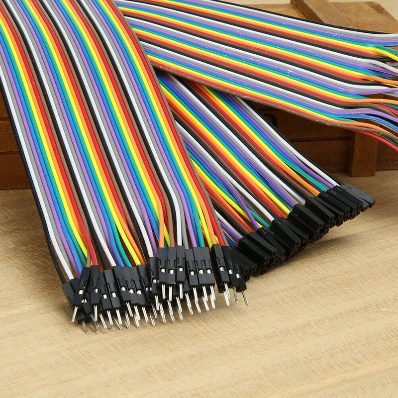 120pcs  Color Ribbon Line Breadboard Dupont Cable Jump Jumper Wire