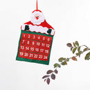 Non-Woven Christmas Santa Claus Calendar Creative Xmas Kalendar Home Decor