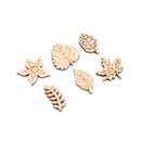Hanging Ornament Scrapbooking Craft Wooden DIY Plant Flower Shape Handm Hn