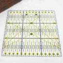 Acrylic Material Patchwork Quilting Ruler (5.91 inch x5.91 inch ,Yellow, tr