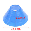 5 Pcs Cones Discs Soccer Football Training Sports Entertainment AccessoriesE Gw