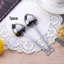 Stainless Steel Loose Infuser Leaf Strainer Filters Kitchen Gadget Diff K1X O6O0