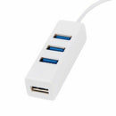 USB 3.1 Type-C to 3 Port USB Hub (white) W8C7