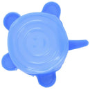 Silicone Stretch Lids 6 Pack Different Size Stretchable Food Covers for Cup