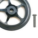Folding Bicycle Easy Wheel Alloy Bicycle Refit Easywhee for Brompton Black 6cm