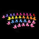20PCS Cute Mini Hair Claws Random Colors Hair Clips Butterfly Shape Hair Clamps