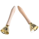 2x/Set Hand-Held Bell Percussion Instrument Educational Kids Baby Musical FT