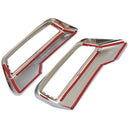 for Peugeot 3008 5008 Allure 2017 - 2019 Exhaust Pipe Tail Cover ABS Rear E B2M6