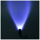 Mini LED Flashlight Torch Light Keychain Portable-BLACK