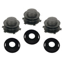 3x Head Cap Spool & Cover for Stihl 25-2 FS 55 80 83 85 90 100 110 120 130