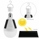 LED Solar Light Bulb 7W E27 Tent Camping Fishing Solar Lamp Rechargeable Newly