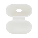 White Shockproof Protective Rubber Earphone Cover Carrying Pouch Skin Case for