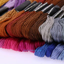 100x Polyester Mix Colors Embroidery Cross Stitch Sewing Skeins Floss Thread Kit