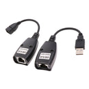 USB 2.0 Extender To RJ45 Over Cat5/5e/6 Connection