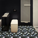 10pcs 10cm Retro Tiles Wall Stickers PVC Waterproof Kitchen Decals (MSC055) A