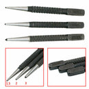 6 Pcs Centre Punch Set 4" Length Drilling Metal Tools 1.5mm/2mm/3mm YM