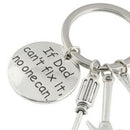 Fashion Men's Work Tool Hammer Wrench Ruler Charms Father's-Keyring Keyf XMK