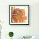 Diamond Embroidery Flowers with Dewdrops Round DIY Diamond Painting Decor
