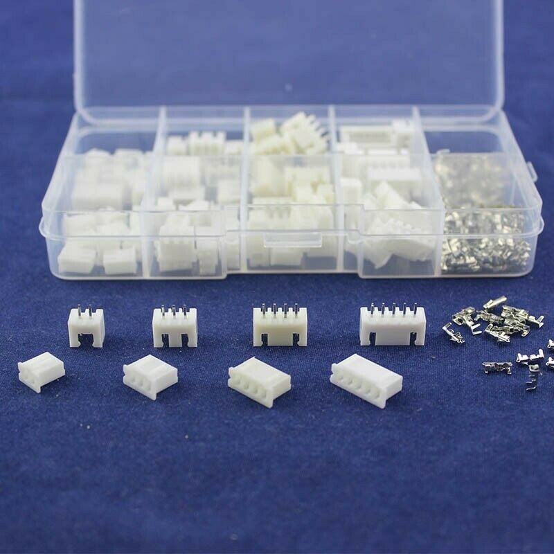 40 sets Kit in box 2p 3p 4p 5 pin 2.54mm Pitch Terminal / Housing / Pin Hea