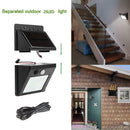 Solar LED Motion Sensor Separable Light Waterproof Garden Wall Lamp (25LED) A