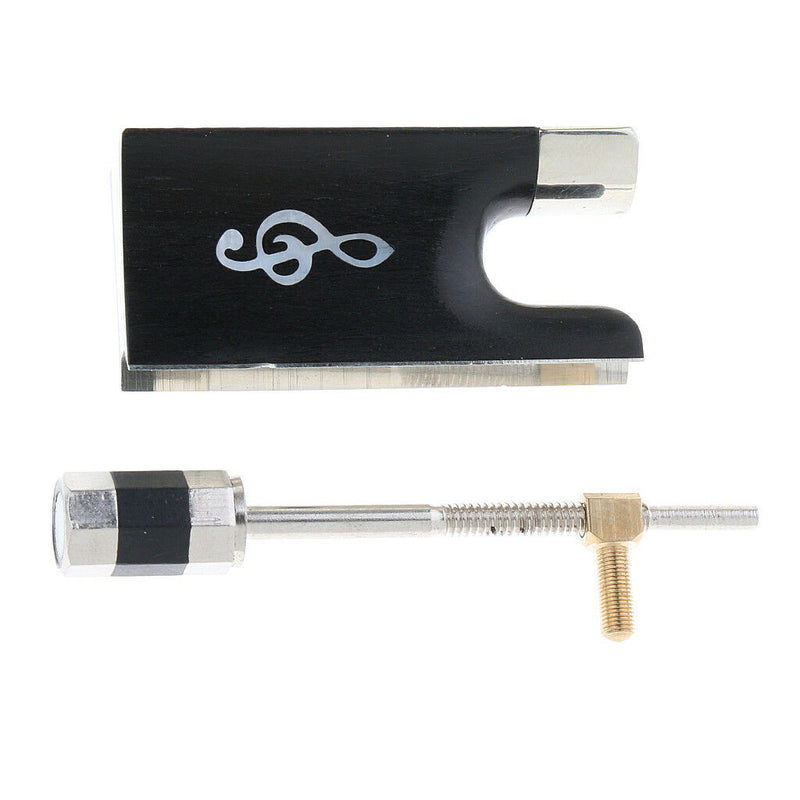 1 Set Full Size Violin Fiddle Bow Ebony Frog Screw for Violin Fiddle Lovers