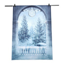 Christmas Snow Winter Tree 5x7 ft CP Scenic Photo Background Backdrop Z8Z1