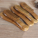 Wooden Natural Sandalwood Handmade Wide Tooth Comb Massage Comb Hair Care 1PC 3C