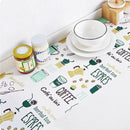 Cartoon Can Cabinets Pad Paper Drawer Pad Paper Waterproof Moisture Kitchen E4Y6