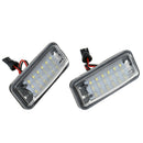2 Piece Direct Replace White LED License Plate Lamps for Subaru BRZ Impreza