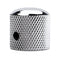 3pcs Professional Chromed Metal Guitar Tone Volume Knob