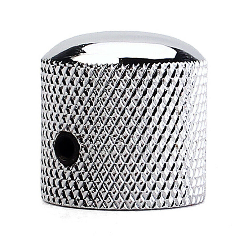 3pcs Professional Chromed Metal Guitar Tone Volume Knob