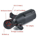7-Way RV Blade Connector Tester 7 Pin Trailer Wiring Circuit Light Tester