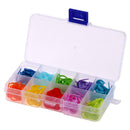 120X/Box 10 Colors Knitting Accessories Crochet Locking Stitch Markers Tool