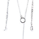 Double Layers Pendant  Metal  Long Chain Necklace Fashion Women men Jewelry Gift