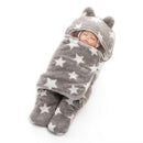 Infant Swaddle Wrap Baby Bedding Blanket Wearable Sleeping Bag Gray