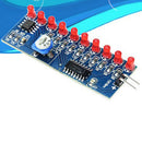 NE555+CD4017 Chaser Water Flowing Light LED Module DIY Soldering Practice  Gw