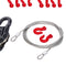 1/10 RC Truck 3 in 1  Equipment Winch Snatch Block D-Ring Shackle Hook Tow Chain