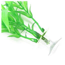 10 pcs aquarium decoration plastic plant green sucker base stand well E9W4