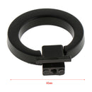 European Aluminum Alloy Matte Black Cabinet Handle Door Knocker Drop Rings
