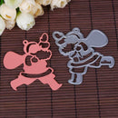 Gift Bag Santa Cutting Dies Stencils Scrapbook Embossing DIY Craft Card