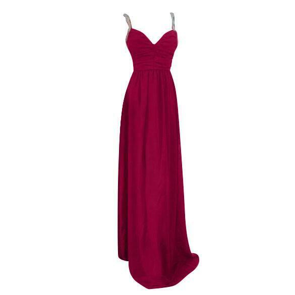 Sexy Women Off Shoulder Strapless Evening Party Cocktail Gown Maxi Dress L